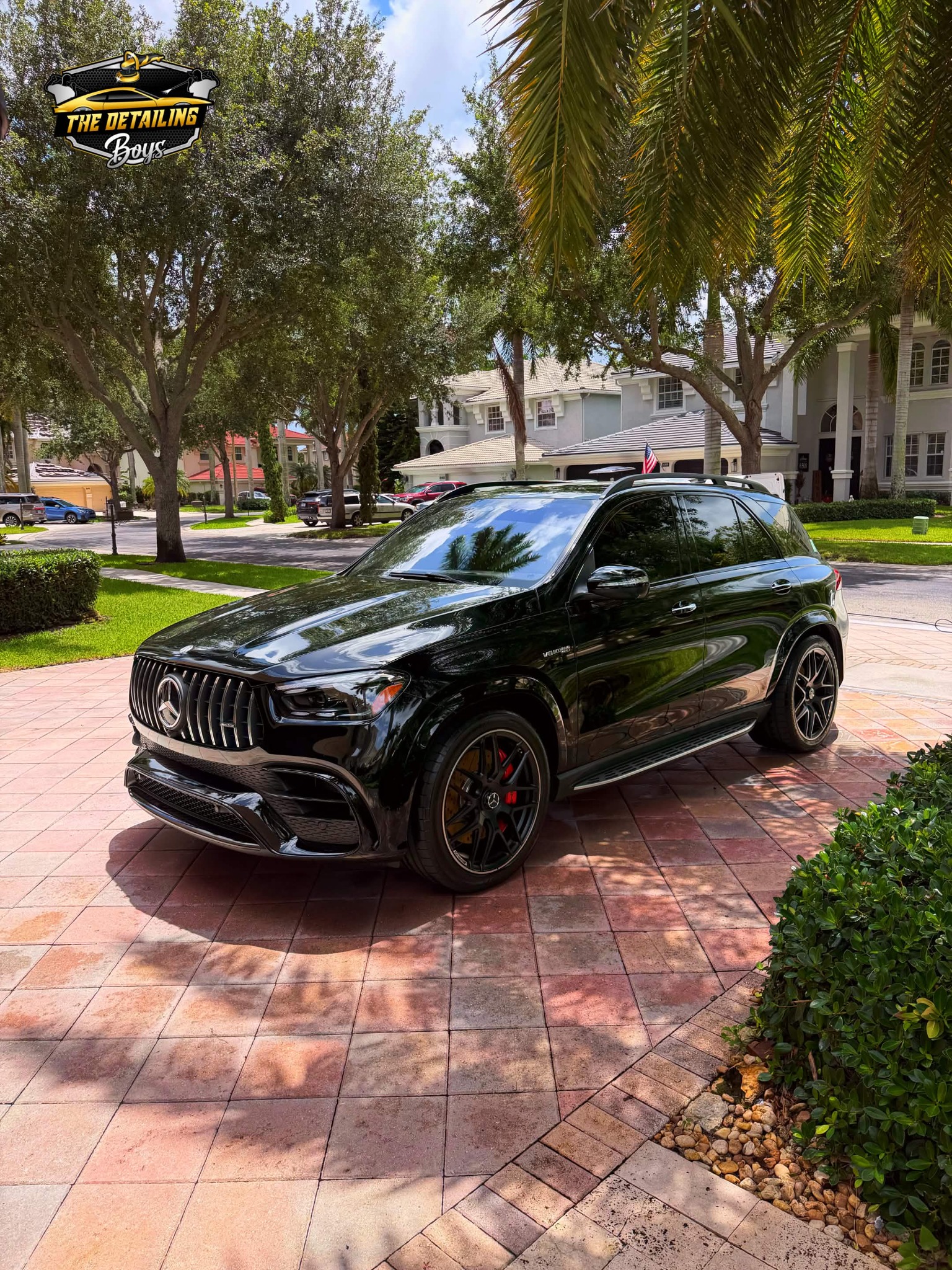 Black Mercedes-AMG SUV detailed by The Detailing Boys