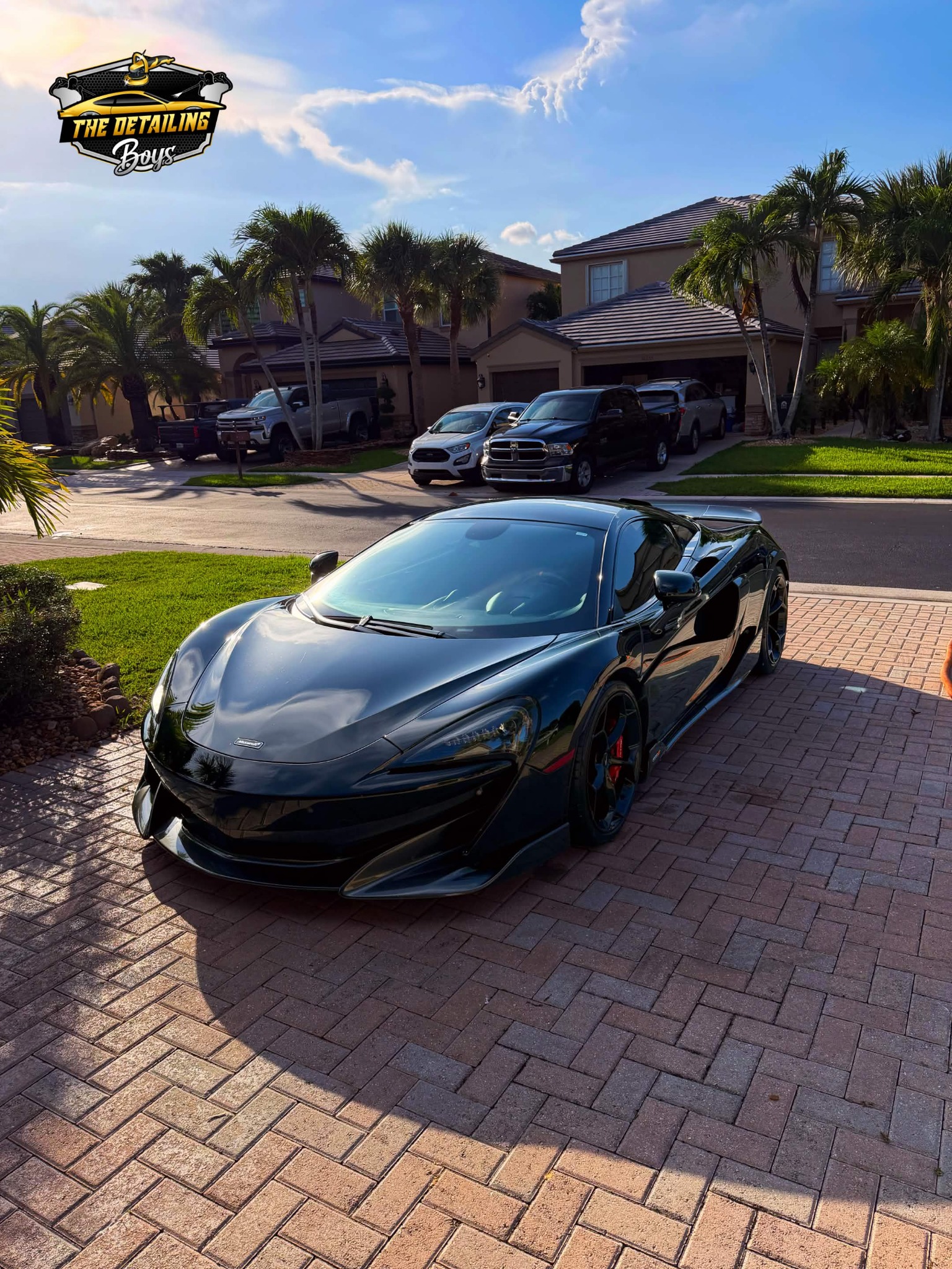 Black McLaren detailed by The Detailing Boys