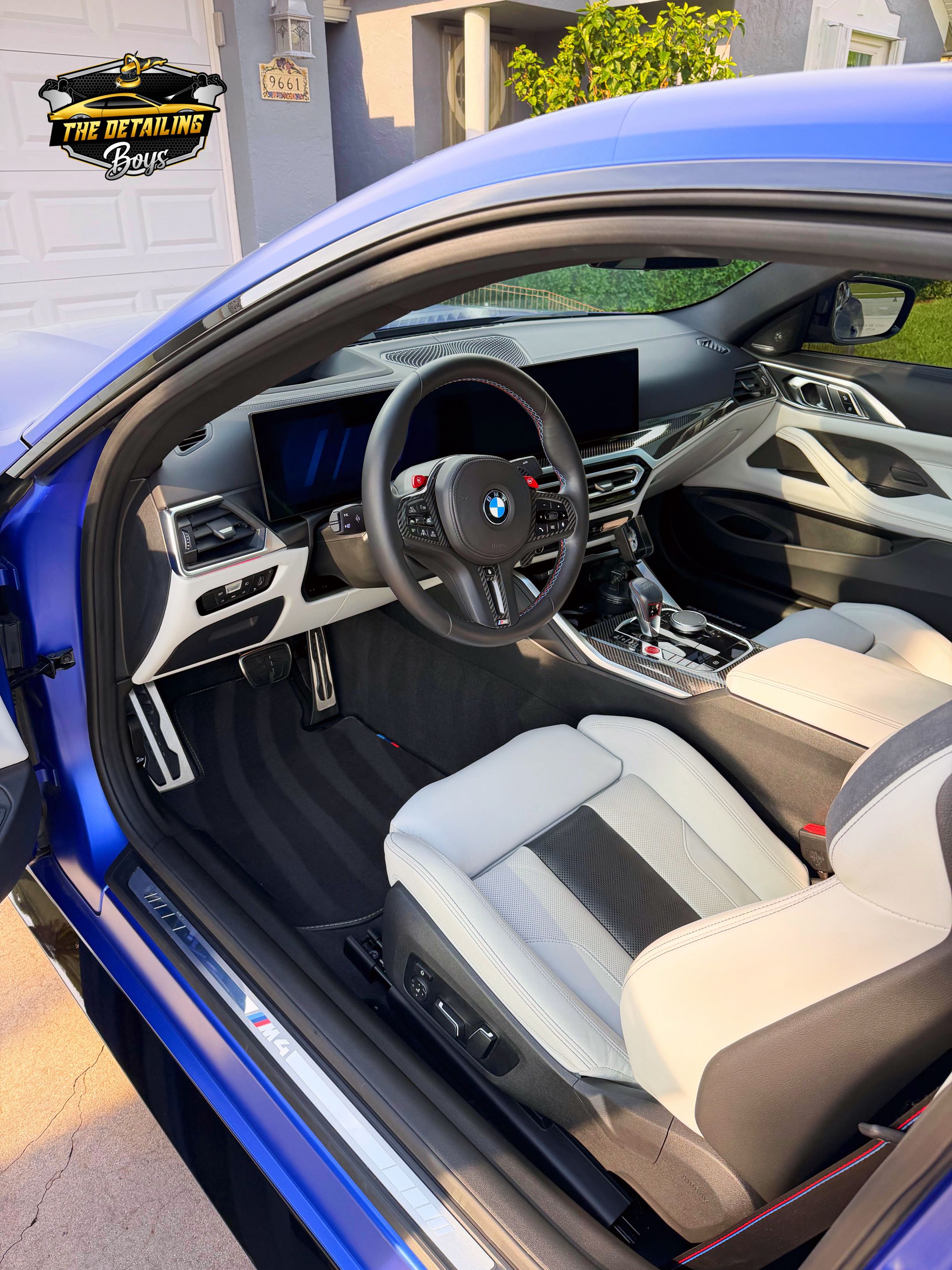 Detailed BMW interior by The Detailing Boys
